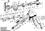 Bosch 0 607 350 191 ---- Pneumatic Vertical Grinde Spare Parts
